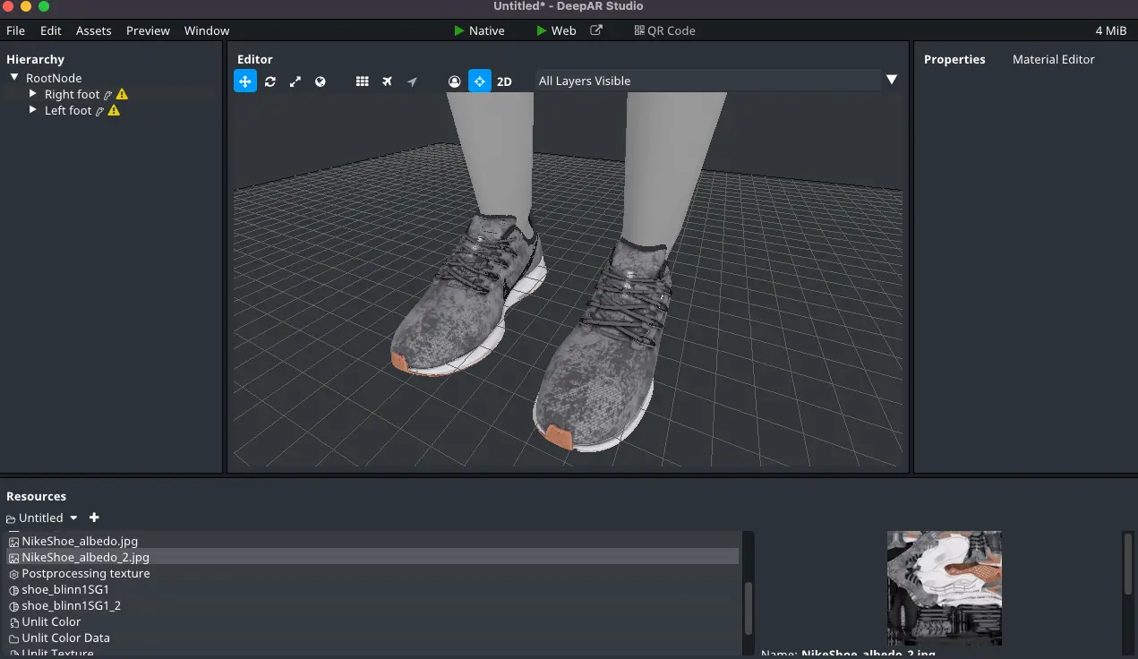 Foot Try-On