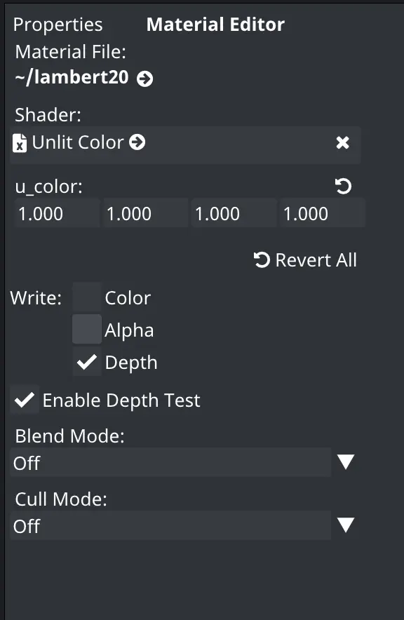 Disable Color Write &amp; Alpha Write